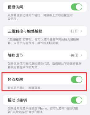 新华苹果授权维修站分享iPhone轻点无法唤醒怎么办 