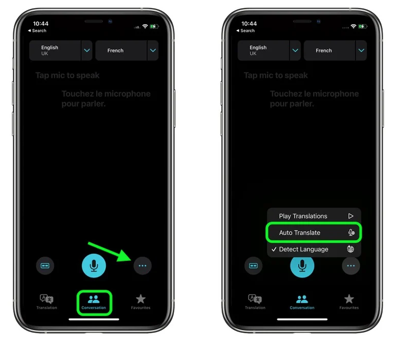 新华苹果手机维修分享iOS 15 “翻译” App 新改进 