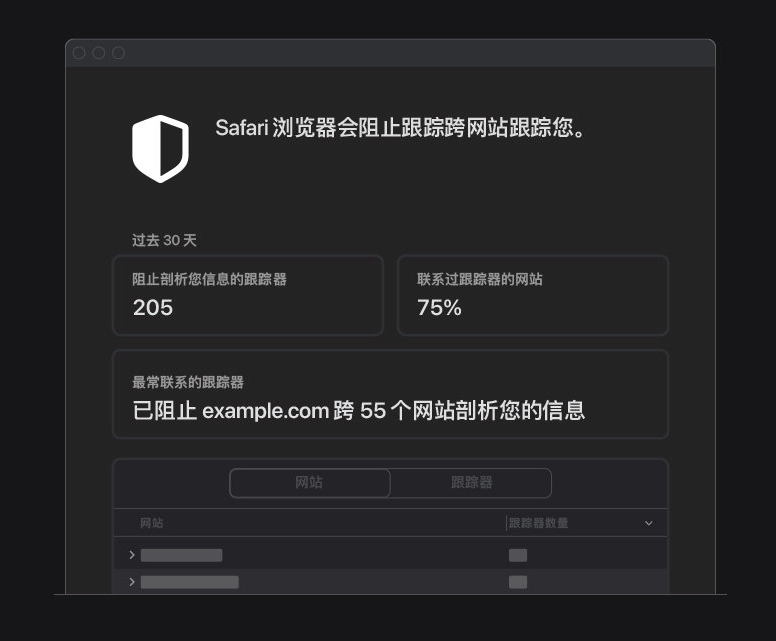 新华苹果手机维修分享如何在 Safari 浏览器中查看和打开隐私报告 